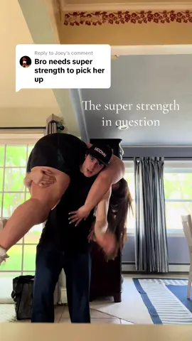 Replying to @Joey what can I say my man is super strong 🤷‍♀️ #fyp #foryoupage #couplecountent #bf #gf #gymcouple #plussize #weightloss