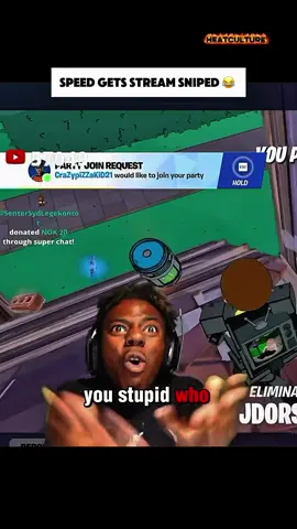Speed gets stream sniped 😂  #ishowspeed #fypp #foryou #foryoupage #foryourpage    