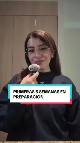 Hoy quiero compartirte lo que se viví las 3 primeras semanas de mi preparación. Me gustaría conocer si tienes alguna duda o de algún tema en específico que te gustaría que hablara. Te leo en los comentarios. Te amo mucho y gracias por estar acá conmigo.🩷😭✅