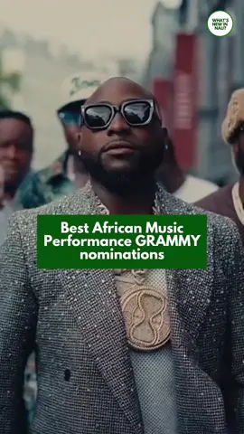 Here are the GRAMMY nominees for Best African Music Performance. Who is your winner?🫣 #GRAMMYs  #ayrastarr #tyla #davido 