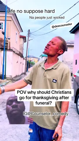 POV why should Christians go for thanksgiving after funeral? 