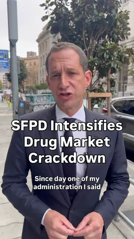 SFPD is intensifying operations to shut down drug activity in San Francisco.    Last week, officers ramped up enforcement—more buy-busts, more fugitive operations, and more patrols hitting the streets.   Already, they’ve made over 70 arrests, seized drugs and firearms, and sent a stronger message than ever: if you deal drugs in San Francisco, you will be held accountable.   Since day one, I said we would shut down open air drug markets, and we are doing that more aggressively than ever.