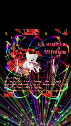 La multi ani Mihaela!LA MULTI ANI A ME !🥰#likе #comento 