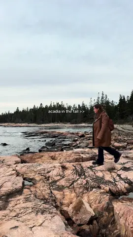 cute little weekend up north #fallactivities #hikingadventures #acadianationalpark #newengland #maine 