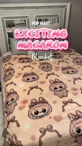 Super soft amazing quality 😍✨perfect for kids christmas gifts! (The big blanket is only double sided! The throw ones arent but very cute!😍) #tiktokmademebuyit #blanket #labubu #kpopdemonhunters