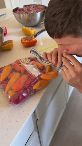 Day 149 — my wife is still in postpartum. While my mother-in-law is here, she’s been helping us prep meals for the next few weeks. It’s honestly such a game changer — we just freeze everything and later take out ready-made meals. Super convenient, especially when you have two kids — it saves so much time! #postpartumlife #mealprep #familytime #freezermeals #newparents       