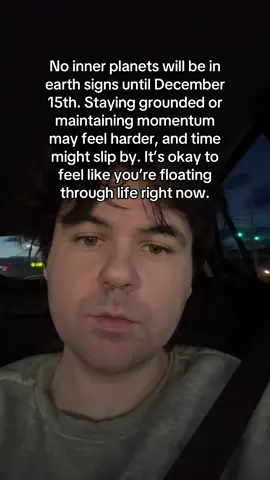 Only Uranus retrograding back into Taurus and the odd Moon transit. It’ll take extra effort to keep your feet on the ground. #astrology 