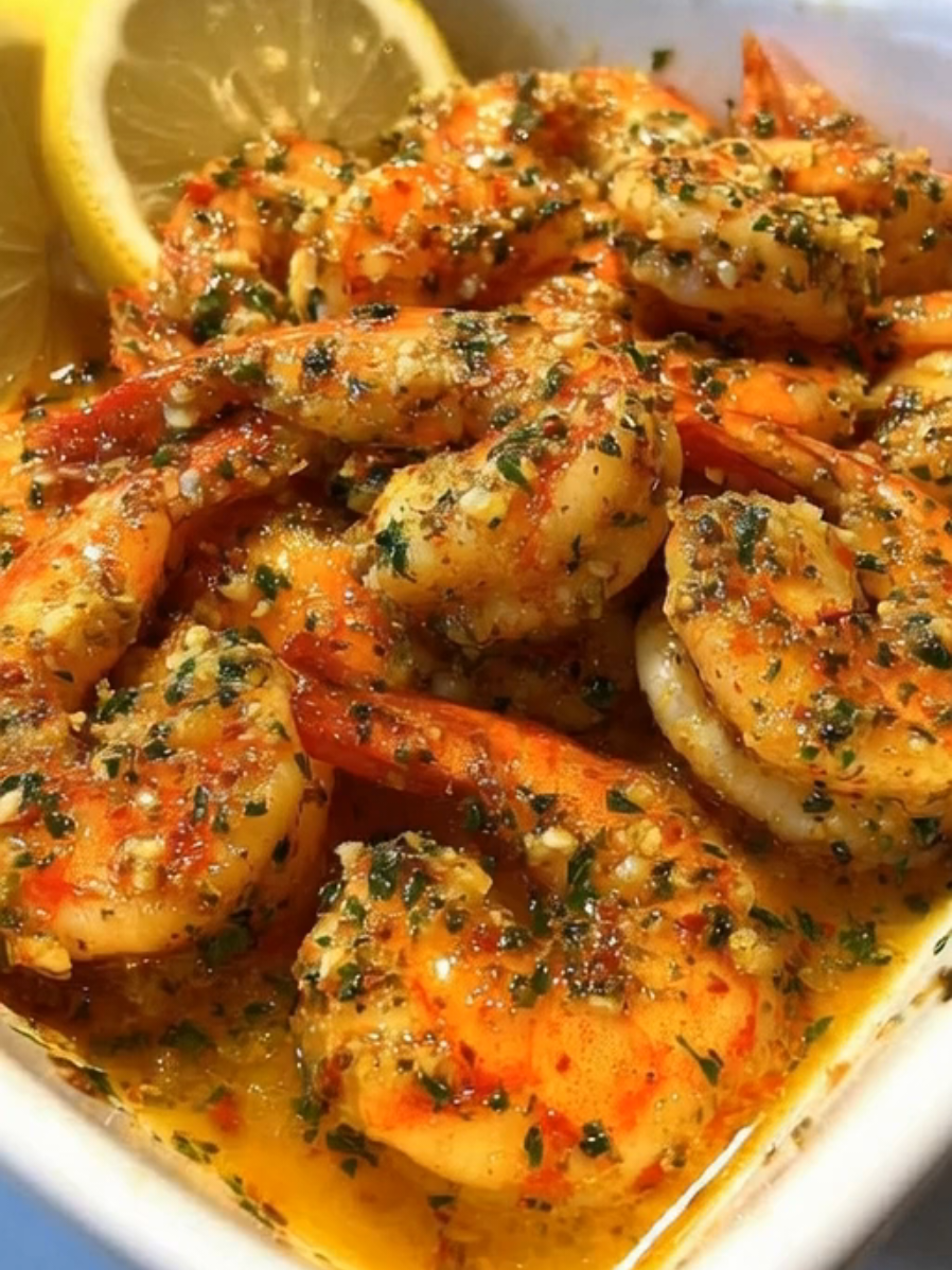 🧄🍋 Buttery Garlic Shrimp Scampi — Easy, Elegant, and Done in 15 Minutes! Buttery, garlicky, and lemony perfection—this shrimp scampi is everything you love about restaurant pasta made simple enough for a weeknight dinner. Toss it with linguine or dip crusty bread in that golden garlic butter sauce. ⏱ Prep: 5 min | Cook: 10 min | Total: 15 min 🍴 Serves: 4 --- 🧂 Ingredients 1 lb large shrimp, peeled & deveined 2 Tbsp olive oil 4 Tbsp unsalted butter, divided 4 cloves garlic, minced ½ cup dry white wine (or chicken broth) Juice & zest of 1 lemon ¼ tsp red pepper flakes (optional) 2 Tbsp fresh parsley, chopped Kosher salt & black pepper to taste Cooked pasta or crusty bread for serving --- 👩‍🍳 Directions 1️⃣ Heat olive oil + 2 Tbsp butter in a large skillet over medium-high. Add garlic; cook 30 seconds until fragrant. 2️⃣ Add shrimp; season with salt + pepper. Sear 1–2 minutes per side until pink & opaque. Remove shrimp; set aside. 3️⃣ Deglaze with wine (or broth), lemon juice & zest, plus red-pepper flakes. Simmer 1–2 minutes. 4️⃣ Whisk in remaining butter off the heat until sauce turns glossy. 5️⃣ Return shrimp; toss with parsley. Adjust lemon & salt. Serve over pasta or with bread for dipping. --- 🛒 Walmart Shopping List Seafood & Dairy 1 lb large shrimp Butter (unsalted) Produce Garlic (4 cloves) Lemon (1) Fresh parsley Pantry Olive oil Red pepper flakes Salt & black pepper Dry white wine or chicken broth Pasta or crusty bread #ShrimpScampi #GarlicButterShrimp #DinnerInspo #SeafoodRecipe #QuickMeals