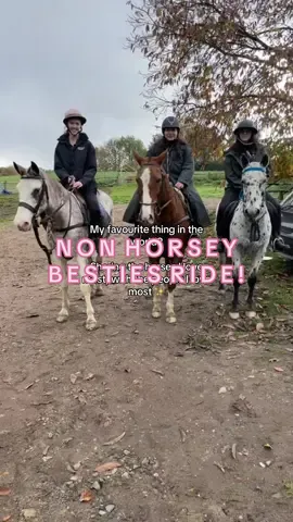 The equestrian world is hard to get into, take your non horsey besties out and let them enjoy the magic with you ✨🩷 @Ellie 💌 @practicalmagix #horsesontiktok #horsegirl #horsesontiktok #horseriding #horseridinglesson 