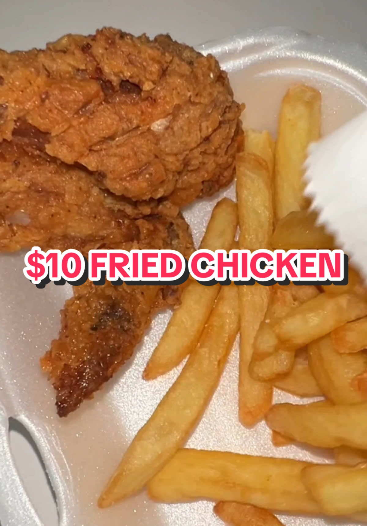 @piechaicafe has $10fried chicken in Gasparillo 