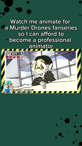 I animate stuff sometimes lmao 💛🖤💛🖤#murderdronesfandom #animationmeme #animation #absolutesolver #glitchproductionsmurderdrones 
