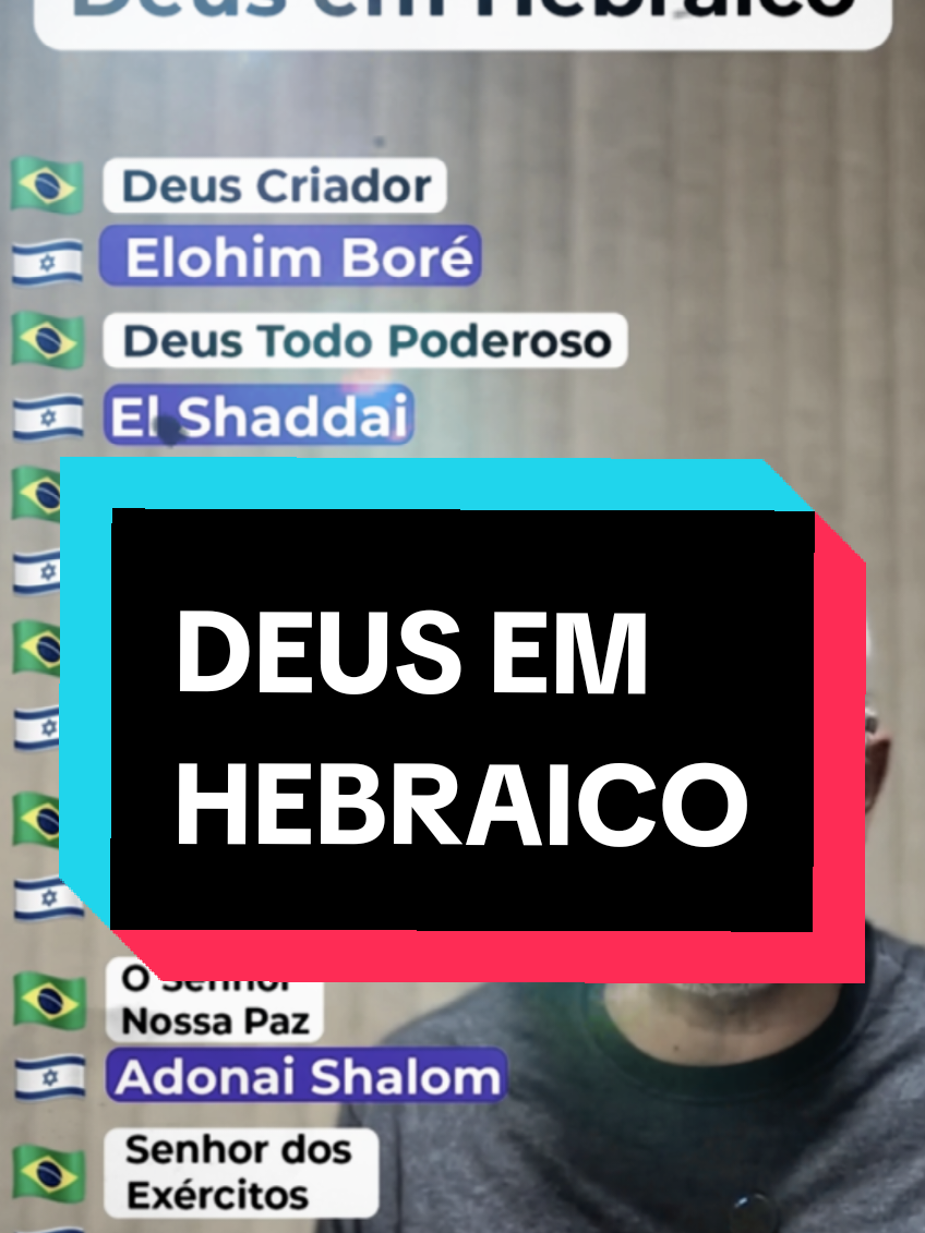 Você já sabia?? Compartilhe para mais conteúdos como esse ❤️ #hebraico #deus #igreja #biblia #teologia 