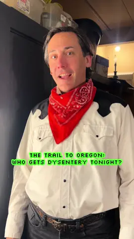 Who’s going to get dysentery tonight???? #starkid #trailtooregon #musicaltheatre #theatre #acting 