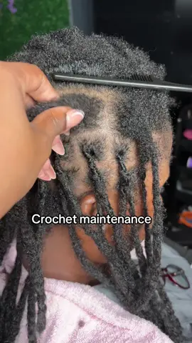 Loc in loose hair with crochet maintenance✨ This method can also be used to reshape your locs and also fix thin or weak spots throughout your locs. This method is particularly effective at controlling fuzziness, giving your locs an overall neater appearance‼️ THIS METHOD IS HIGHLY RECOMMENDED FOR BOTH THICK OR THINNER LOCS #crochetmaintenance #crochetlocs #locmaintenance #locrepair #locsontiktok