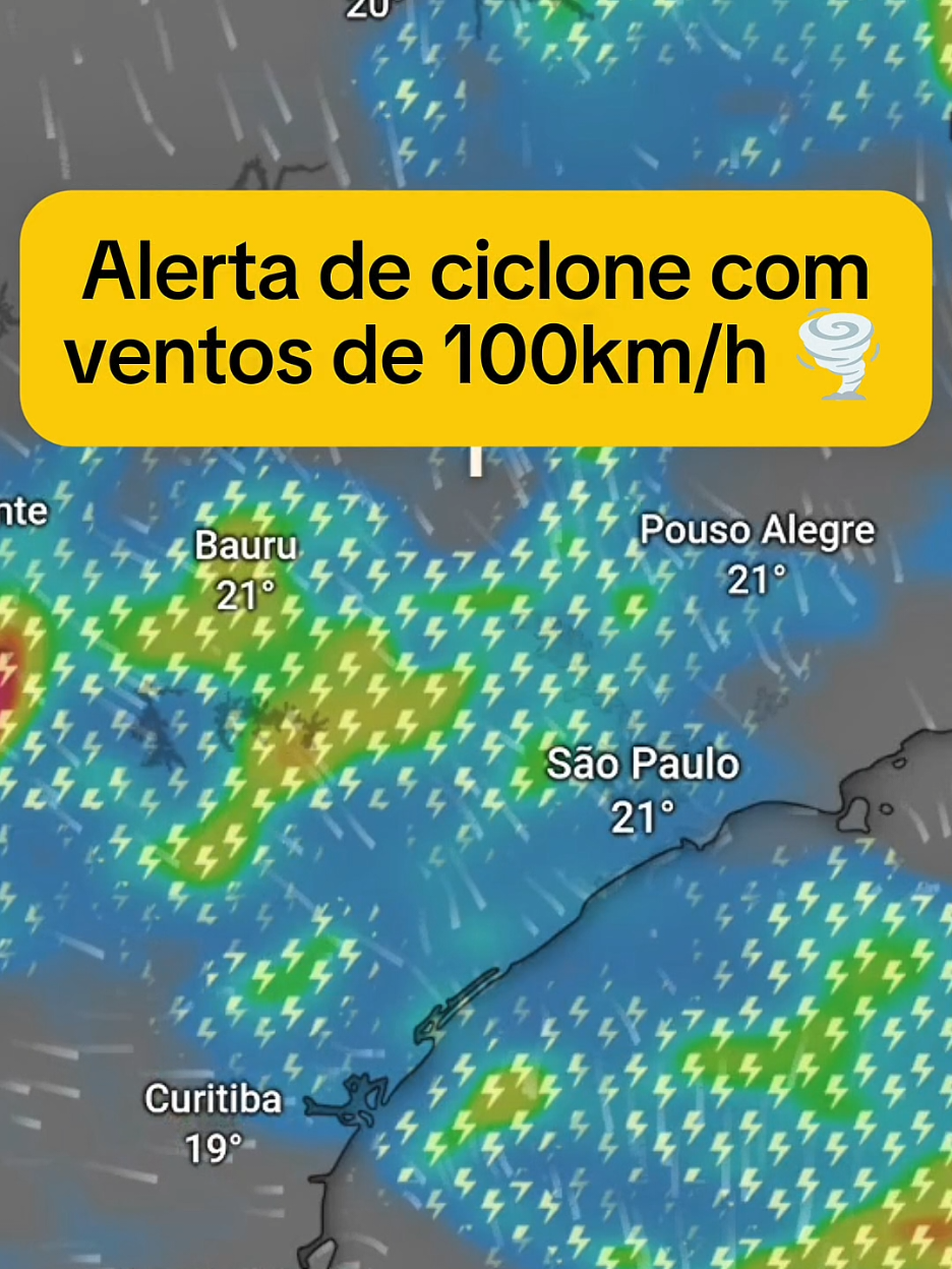 #ciclone #previsaodotempo #sp #noticiastiktok 