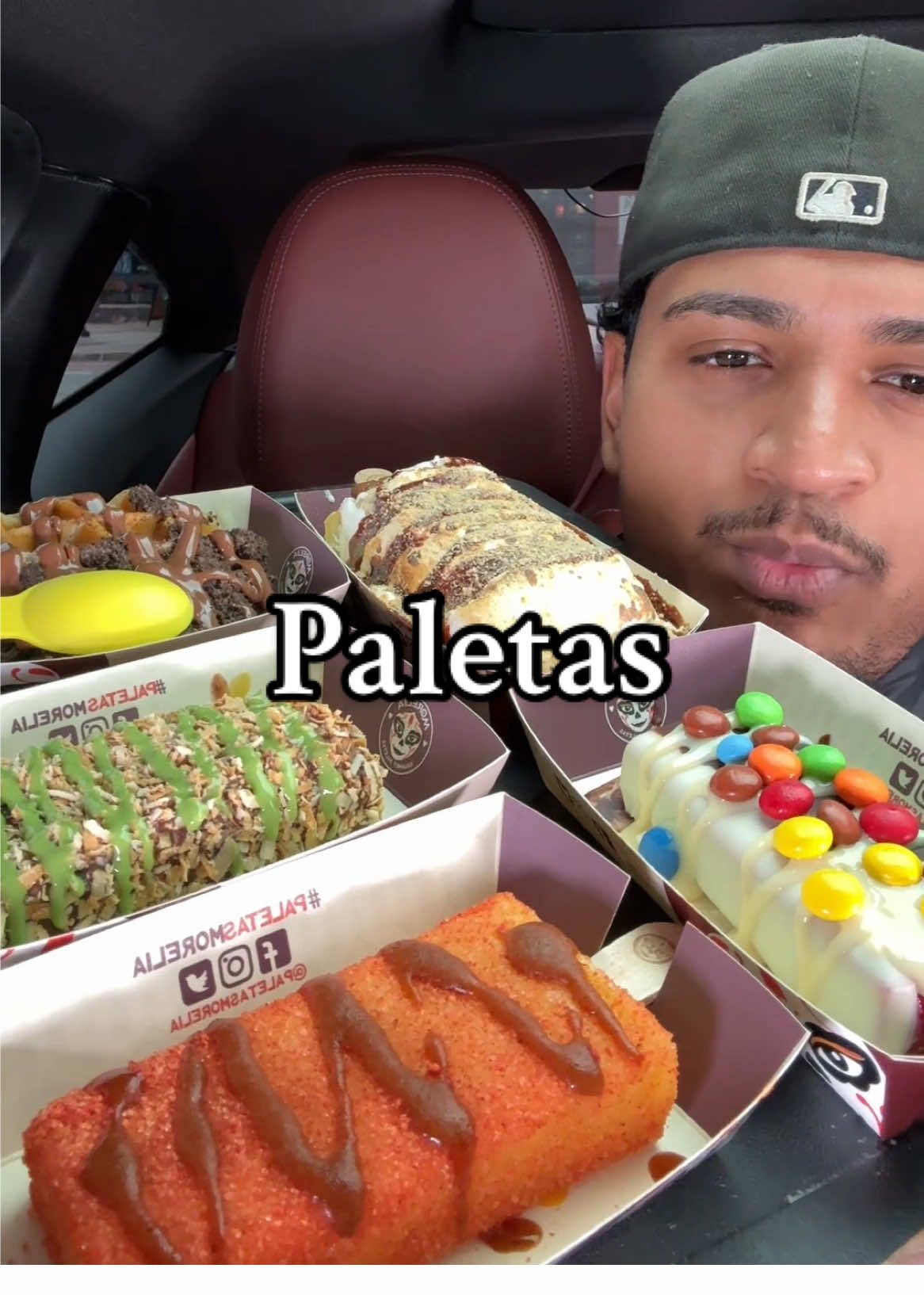 Trying ice cream paletas in NJ @Morelia Gourmet Paletas  #paleta #paletas #popsicle  #dessert #Foodie 