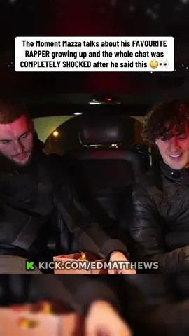 The Moment Mazza talks about his FAVOURITE RAPPER growing up and the whole chat was COMPLETELY SHOCKED after he said this 😳👀#edmatthews #mazza 