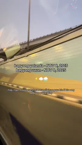 ingat lahat ng nasa pinas 🙏🏻🥺 hindi biro si bagyong uwan ⚡️🌩️⛈️ #uwanph #yolanda #bagyo #typhoon 