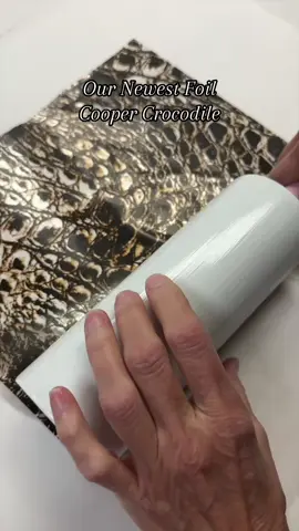 Our newest foil, Cooper Crocodile, is now available 😍 We cannot wait to see what yall create with this one!! #transferfoil #crafttutorial #crocodile #diycrafts #tumblertutorial 