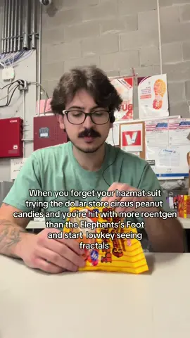 I’ll never get enough of these, even if my Geiger counter tells me otherwise. #funny #circuspeanuts #candy #radiation #geiger 