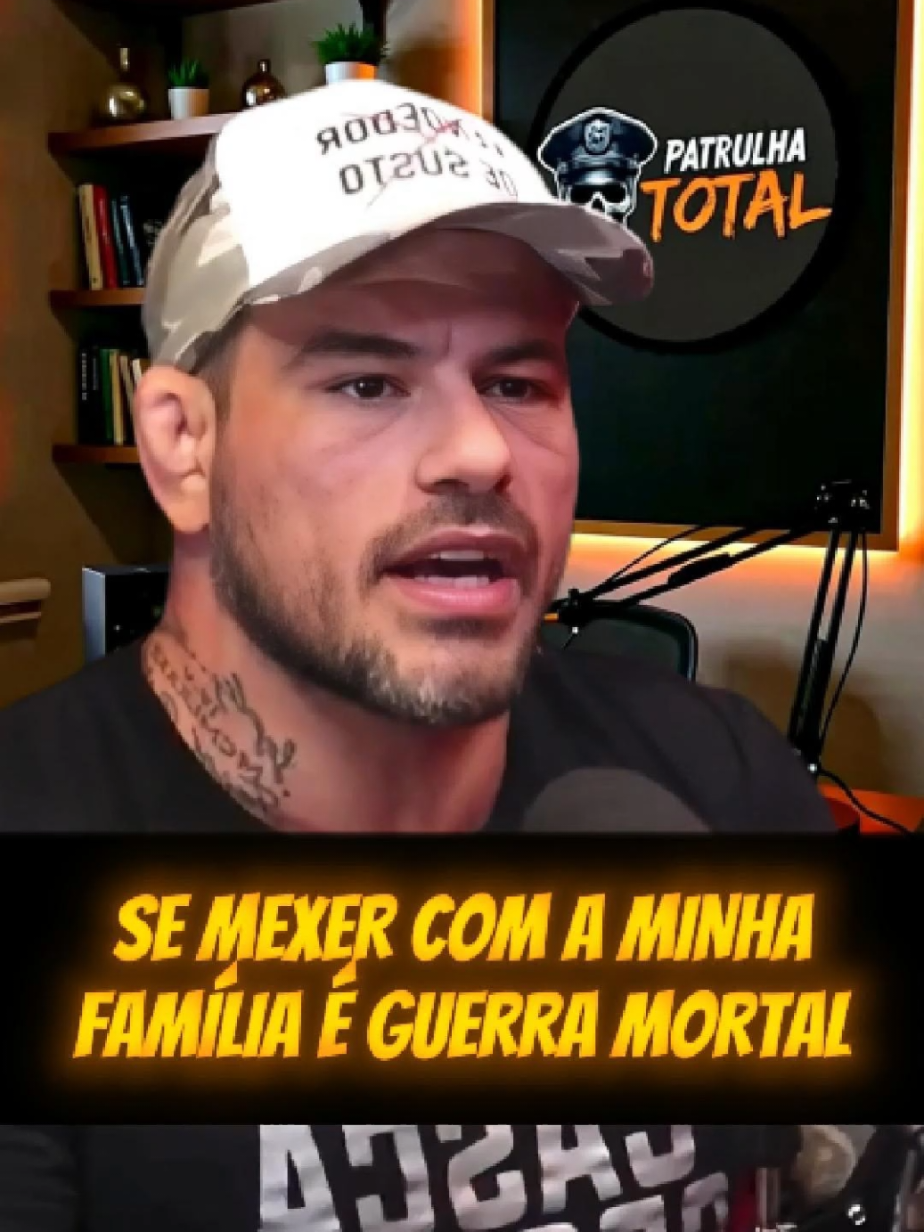 Se mexer com a minha família é guerra mortal #policia #marcelobrigadeiro #cortespodcast #podcastpolicial #militar 