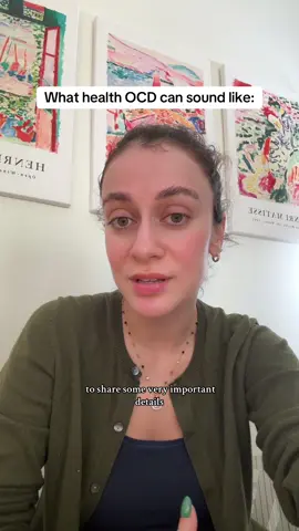 And then hyperfocusing on every somatic feeling 🌀 If you relate to this video, it doesn’t automatically mean you live with OCD - similar thoughts and behaviors can show up for different reasons.  With OCD, there’s often a strong urge to ease the anxiety, thought, or feeling, usually by doing something (a compulsion, such as reassurance seeking or checking) to relieve the feeling temporarily. #ocdawareness #healthocd 