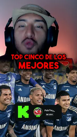 TOP 5 MEJORES JUGADORES DE MILLONARIOS FC #futbolcolombiano🇨🇴 #millonariosfc #millosfc #FPC #millonarios 
