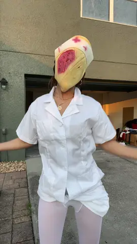 I fixed my costume up. #silenthillnurse #silenthill #silentcosplay #xyzbca silent hill nurse costume