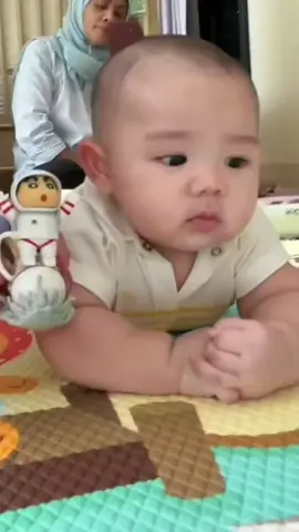 aku ganteng begini masa di samain sama shincan paah😒 #Arrash  #babyarrash  #thariqhalilintar  #aaliyahmassaid 