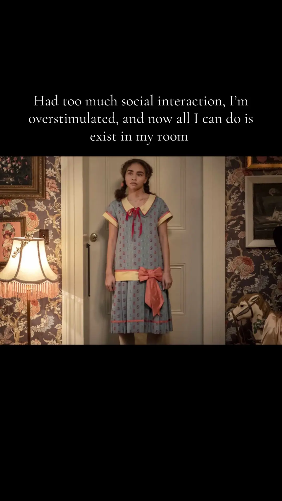 This has nothing to do with the character and everything to do with me so don’t get mad at me ya’ll I just love Claudia. 