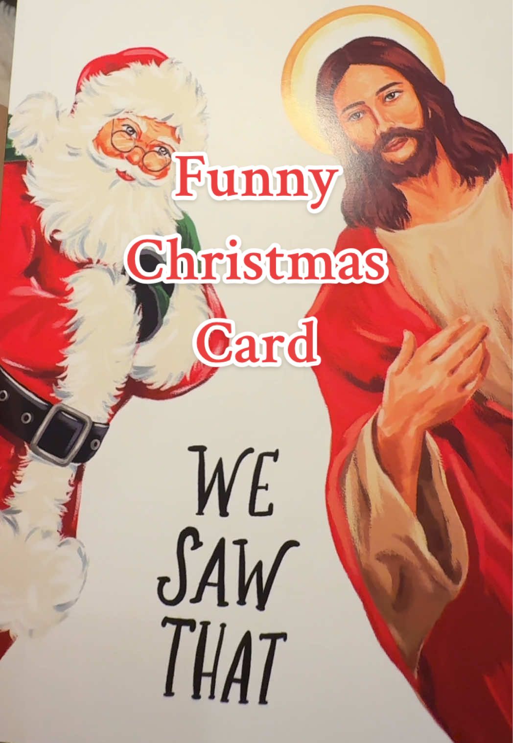 Funny Christmas card form @FKZ Enterprises  #funnygifts #christmascard #christmascards #jesus #christmasgiftideas 