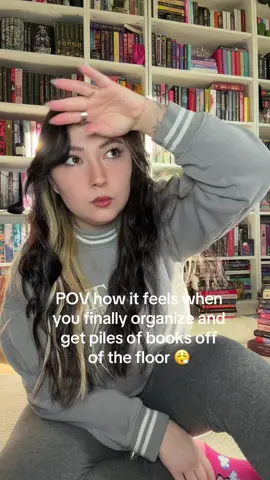 it’s the little things that we procrastinate the longest tbh 😅 #booktokfyp #homelibrary #readerproblems 