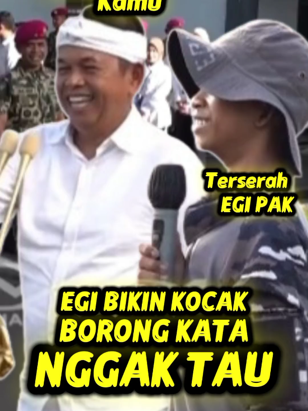 KDM DIBIKIN TERTAWA SAMA EGI DIBARAK MILITER tonton diYTB @hokigakhokiii