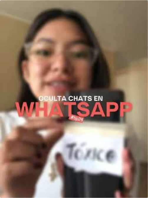 ¿Te revisan el cel? Aprende a ocultar ese chat sin borrarlo🤭 Ojo🧐Usalo con sabiduría!! 🙄 #whatsappstatus #creatorsearchinsights #tecnologia #celulares #Tech 