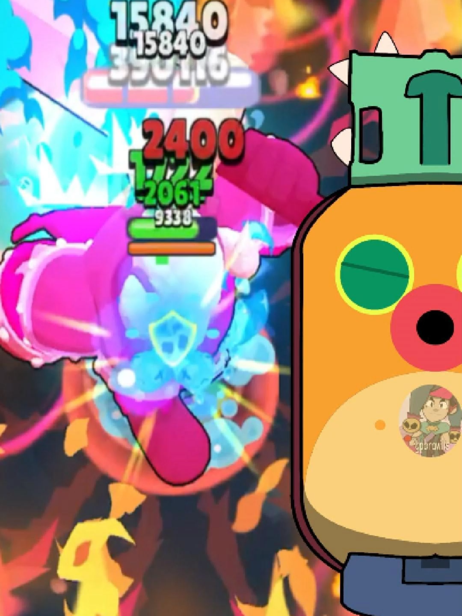 🗣 ¡¡Frank sal de ahí esa no es tu familía!! #Supercell #brawl_stars #brawl #Hank #Frank