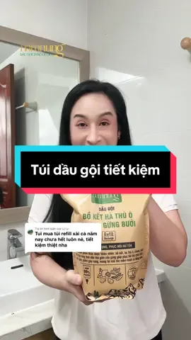 Túi dầu gội tiết kiệm  #xuhuong #daugoithaoduoc #daugoi #daugoigiamrung #daugoinamnung 