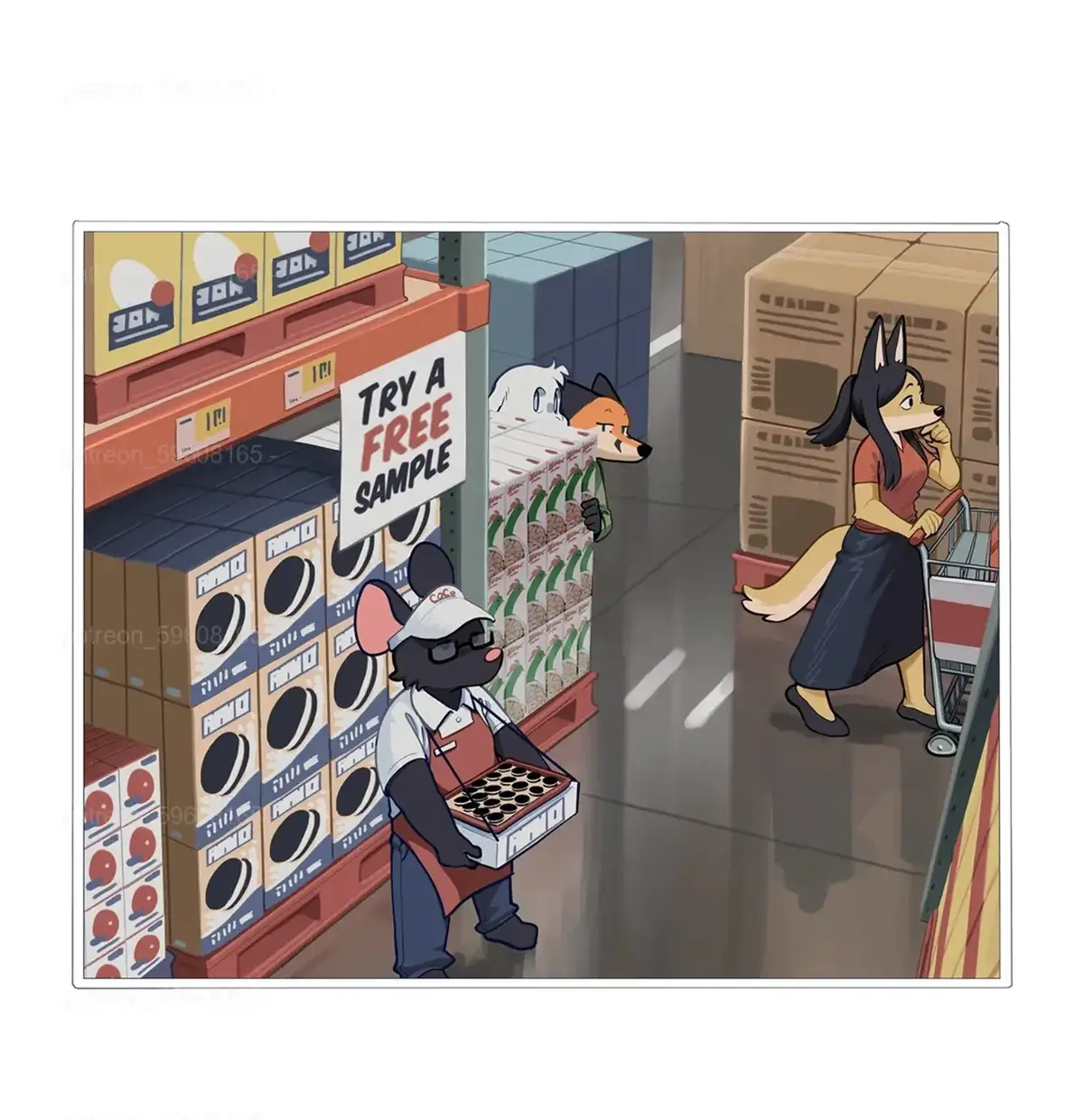 #famdom #furryfandom #viral #comicstrip #comic 