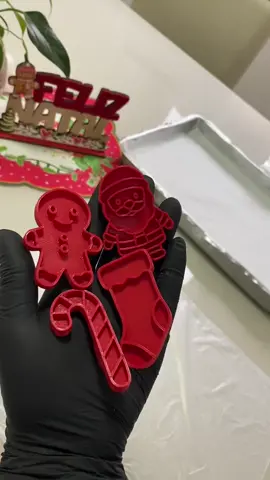 Cortadores e marcadores natalinos #natal #receita #bolacha #biscoito 