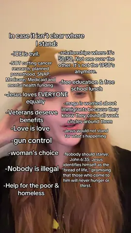It’s not even about politics anymore, it’s about your morals you have….I stand VERY CLEAR on my opinion & it’s not going to change. if any of you have an issue with my opinion, BLOCK ME. #fyp #viral #trending #opinion #Love 