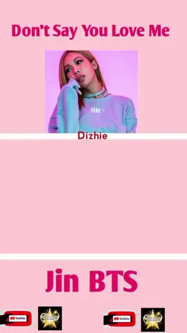 DON'T SAY YOU LOVE ME - JIN BTS (COVER BY DIZHIE LXD MEMBER) @BTS  #bts #army #agensihalukpop #agensihalu #lexiusdreamentertainment 