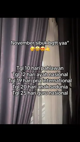 November lagi sibukk🤌🤌 #november #sibukbanget #4u #foryoupage #lagiviral 