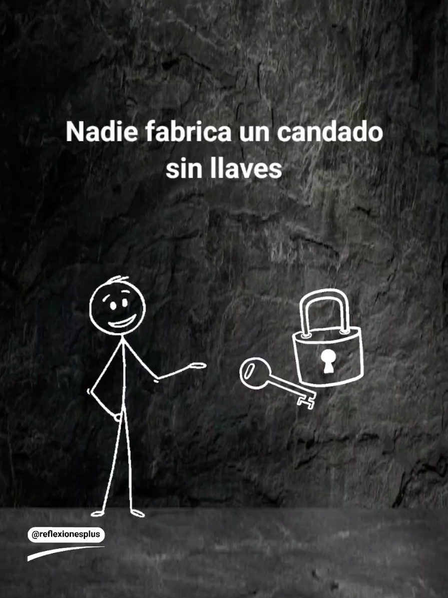 nadie fabrica un candado sin llaves ✍️ #reflexiones #superacionpersonal #frasesmotivadoras #paratiiiiiiiiiiiiiiiiiiiiiiiiiiiiiii #motivacional 