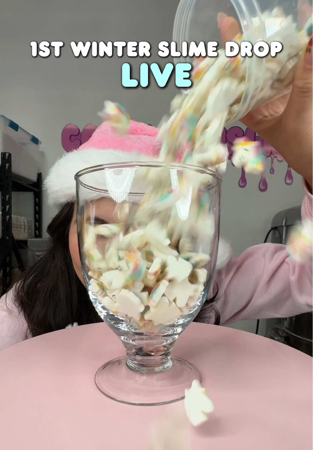 NEW SLIMES LIVE NOW ON TIKTOK SHOP ☃️ which one is your favorite??  #slime #cornwithslime #slimeasmr #tiktokshop #fypシ 