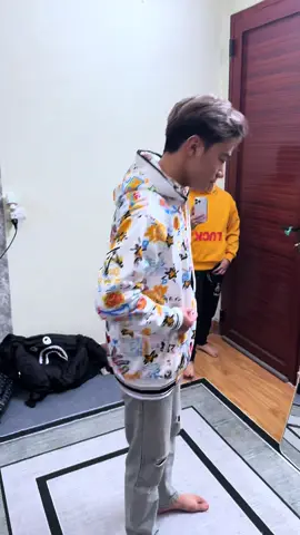 Áo khoác nỉ Dê-Gà hai túi khóa bo mũ, bo tay, và bo cả cạp áo in vì tính 3d cả áo #thoitrang #trending #boypho #dohottrend #xuhuong 