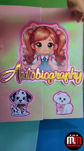 Autobiografhy Autobiografía en ingles #micasademanualidades #manualidadesescolares #autobiografiacreativa #atobiografhy #autobiografiaescolar