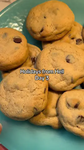 My first batch of successful homemade chocolate chip cookies EVER  This makes a dozen ½ cup (1 stick) unsalted butter, softened ½ cup brown sugar, packed ¼ cup white sugar 1 egg 1 teaspoon vanilla extract 1¼ cups all-purpose flour ½ teaspoon baking soda ¼ teaspoon salt ¾-1 cup chocolate chips (semi-sweet or milk, your choice) Instructions: 	1.	Preheat oven to 350°F (175°C). Line a baking sheet with parchment paper. 	2.	In a medium bowl, whisk melted butter, brown sugar, and white sugar until smooth and glossy. 	3.	Add the egg and vanilla, whisk until fully combined. 	4.	Stir in flour, baking soda, and salt until just mixed — don’t overmix. 	5.	Fold in chocolate chips. 	6.	Scoop dough (about 1½ tablespoons per cookie) onto the baking sheet, leaving space between each. 	7.	Bake 9–11 minutes or until the edges are golden but the centers look slightly soft. 	8.	Let cool on the sheet for 5 minutes, then transfer to a wire rack. Tip: chill dough in fridge. Idk why I just see everyone do it  @Nestle Toll House #baking #BakeWithMe #cookingathometiktoktv #cookies #cookwithme 