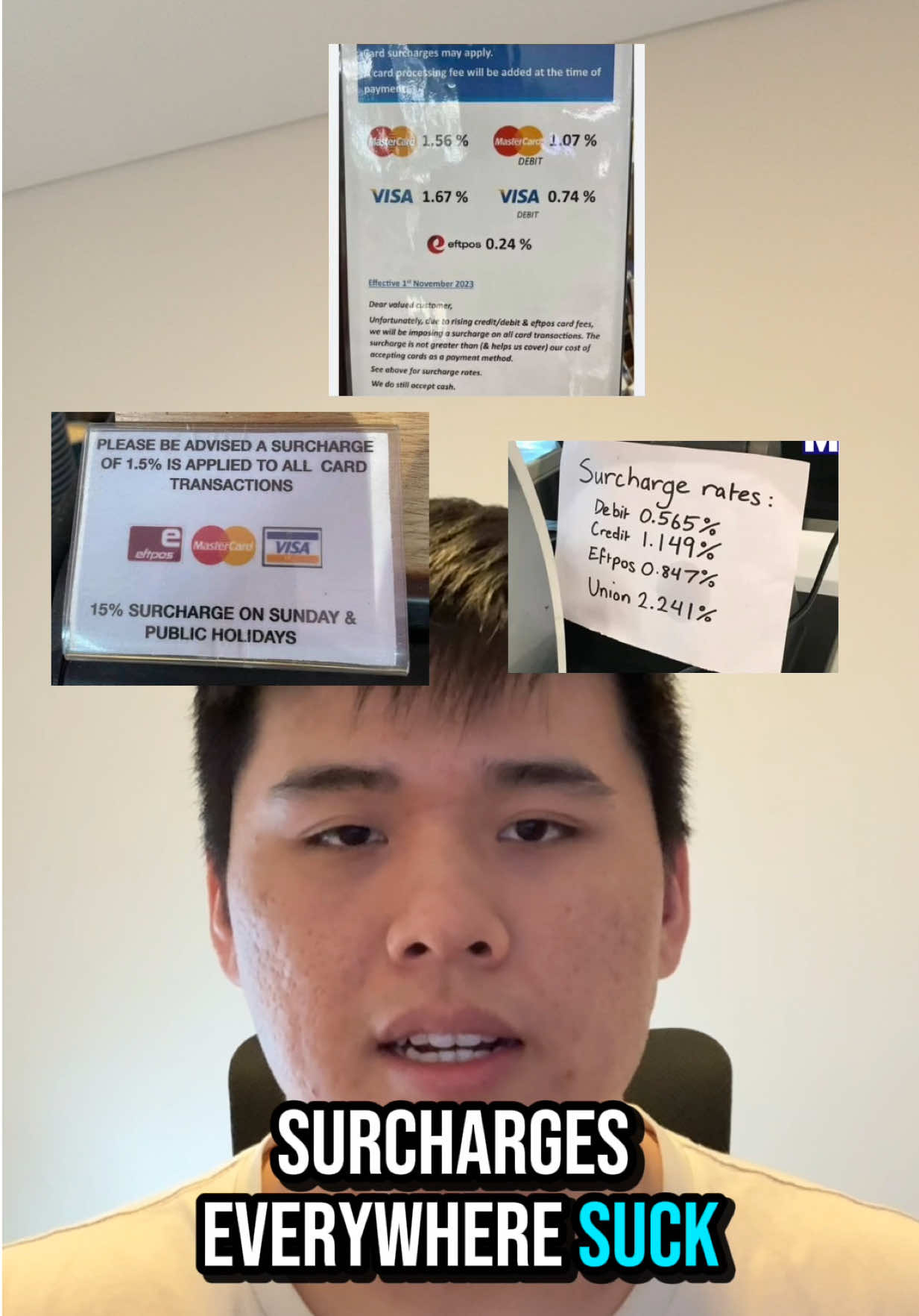 say bye to these stupid surcharges 👋👋  more money for the things that matter🫡🫡 #costofliving #aussie #frugal #sydney #fyp 