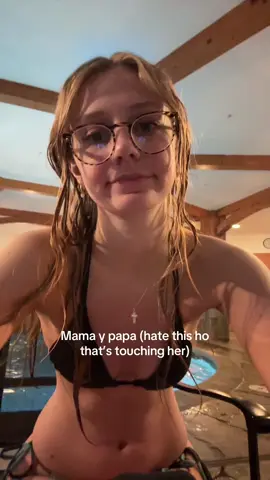 Don’t like him, so much attitude for no reason #mamaypapa #thirdwheel #swimming 