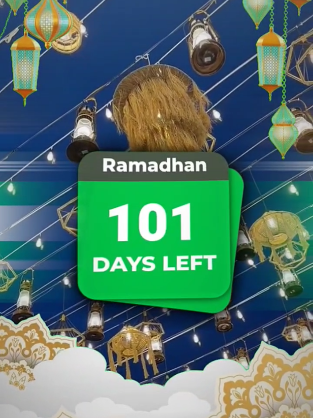 101 hari lagi nihh Ramdhan  kasih pantun dulu gk sih Beli baju ke kota Balikpapan CAKEP Pulangnya mampir beli ikan CAKEP  Marhaban ya Ramadhan Lahir dan batin mohon dimaafkan KELAZZ #hitungmundurramadan2026 #vibesramadanterseru #iklanmarjan2026 #ramadan2026 #ramadan2026inshallah☪️🤲❤️ 
