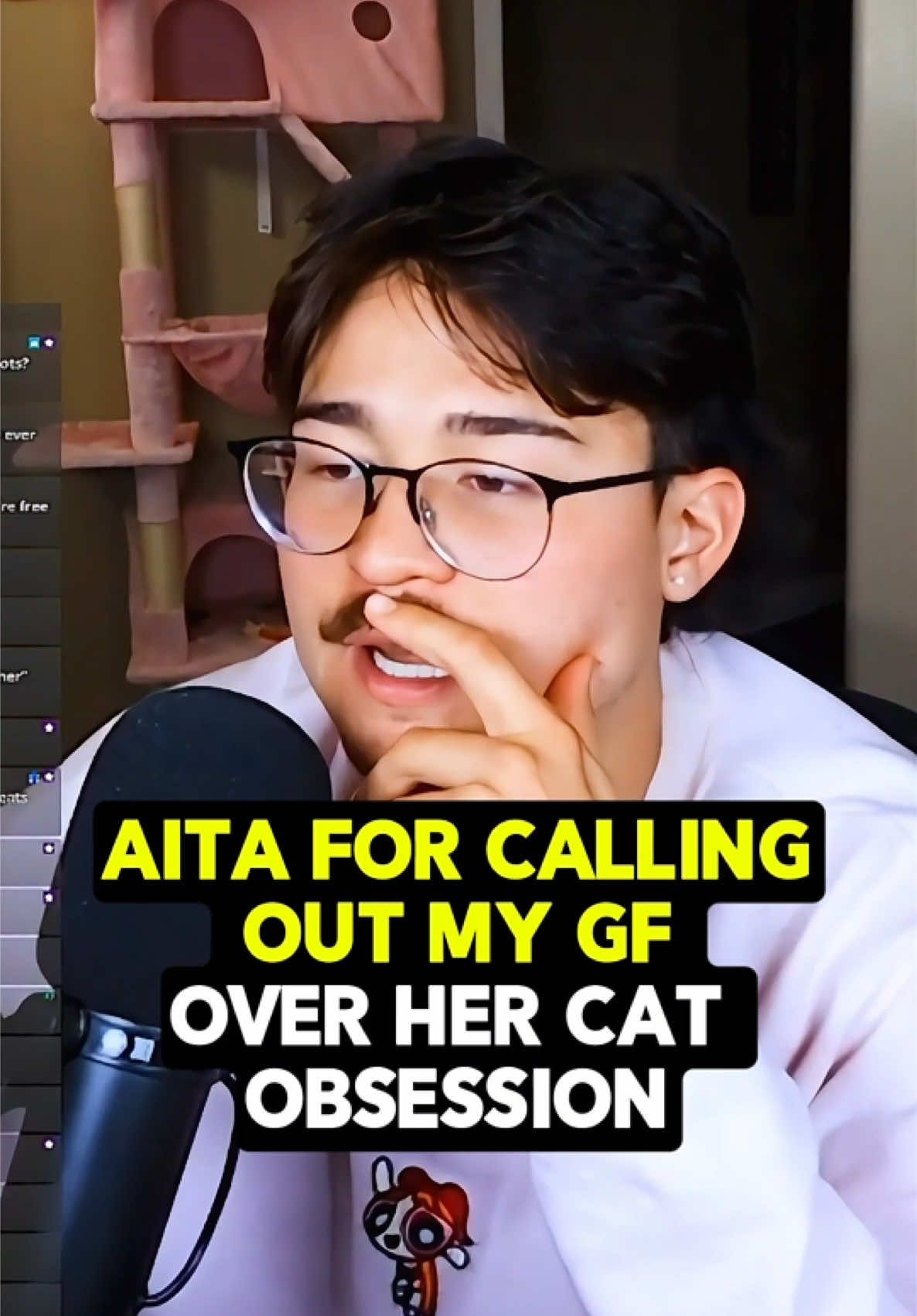 react to the stories live with me on Twitch: bysarby | AITA for calling out my gf over her cat obsession #sarby 